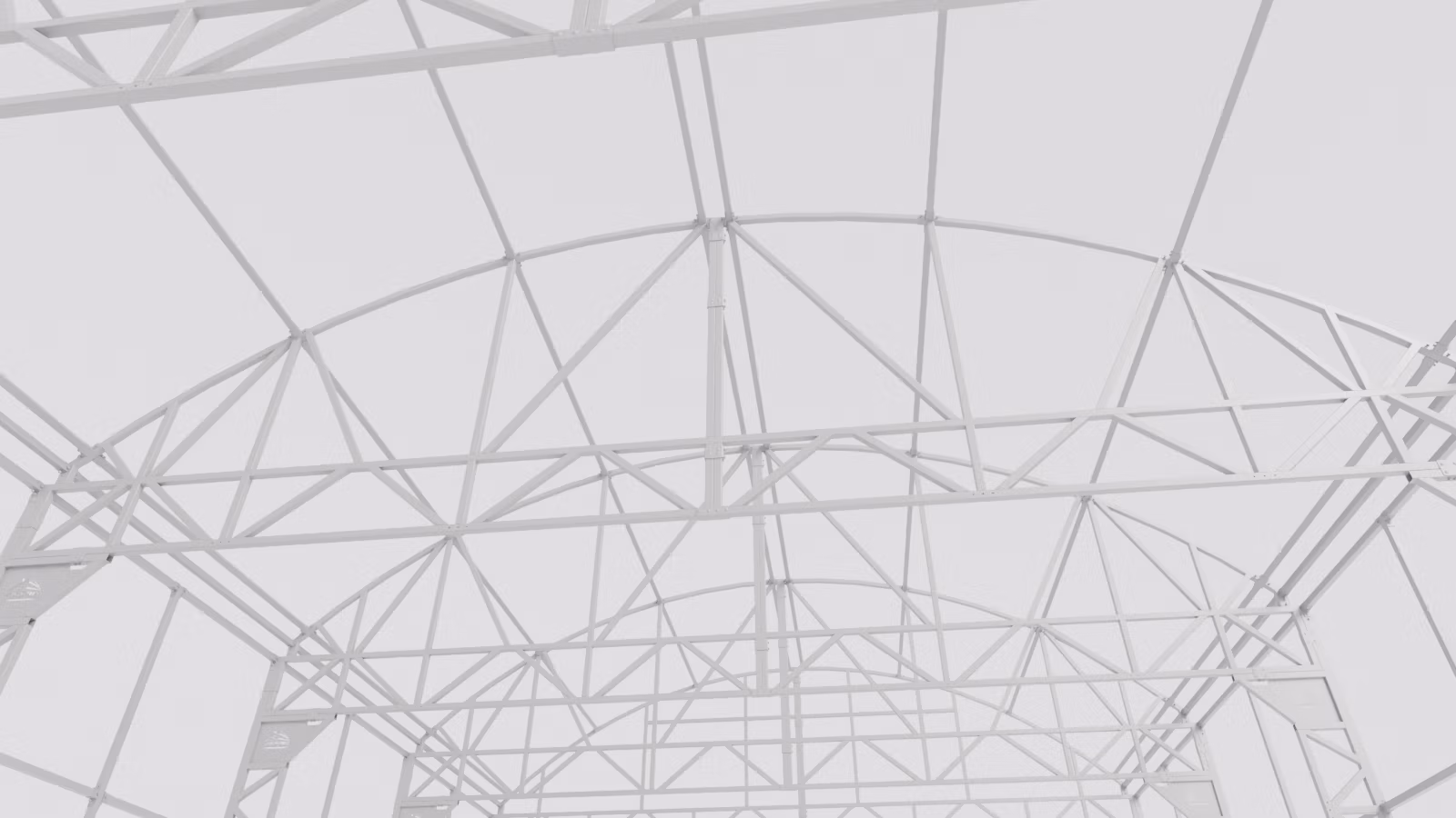 Inside the frame — the air volume under the arch